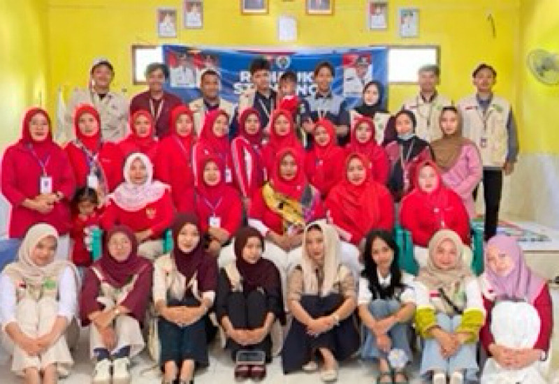  Mahasiswa KKL PPM Universitas Malahayati Edukasi Stunting dan MPASI di Desa Banjarsari Wonosobo Tanggamus