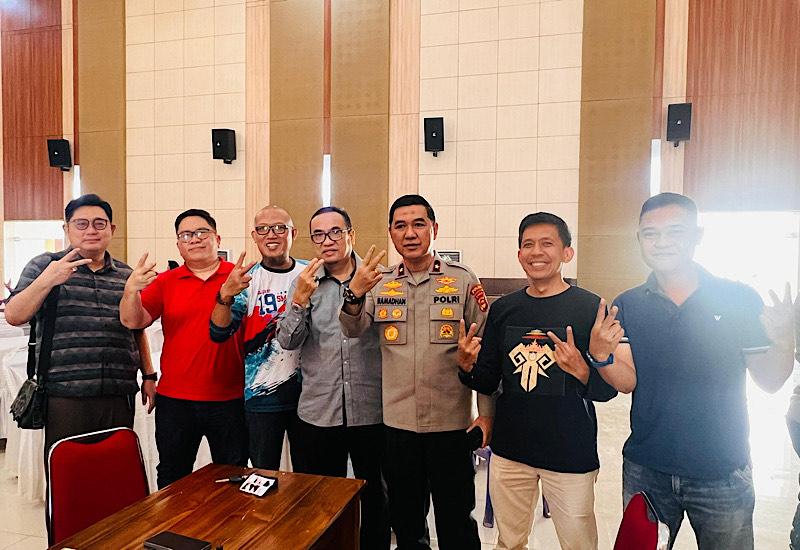  Wakapolda Lampung Brigjen Pol Ahmad Ramadhan Tinjau Persiapan Turnamen Catur HUT Ke-60 SMAN 2 Bandar Lampung