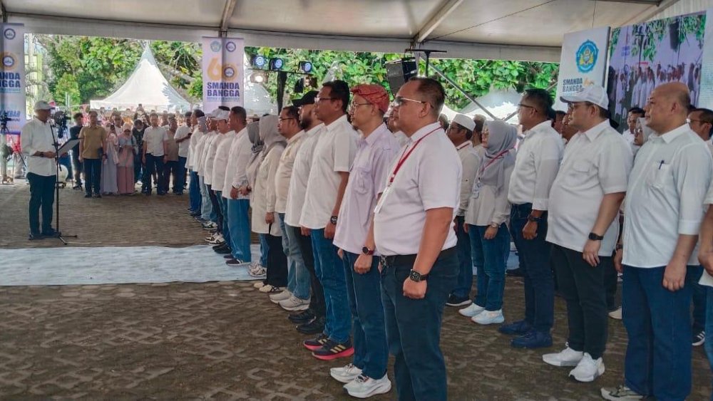  HUT Ke-60 dan Reuni Akbar SMAN 2 Bandar Lampung, Ketua IKA Smanda Rahmat Mirzani Djausal Bacakan Deklarasi Gotong Royong