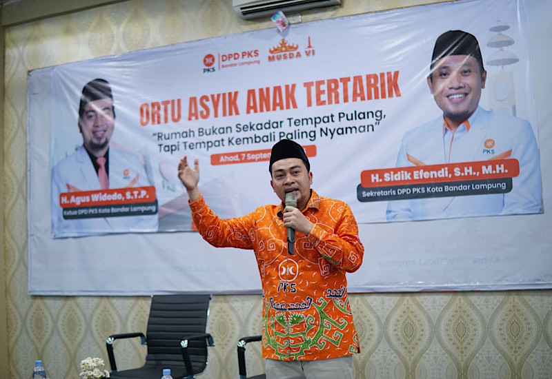  Kaderisasi Dimulai dari Rumah, PKS Bandar Lampung Gelar Seminar Parenting
