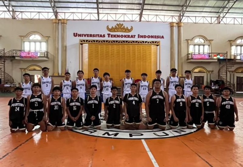  Balas Kekalahan Tim B, Tim A Basket YP Unila Melesat pada Smanda Olympic 2025 Universitas Teknokrat Indonesia