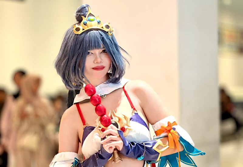 Model Cosplay Lampung Tata Bawakan Karakter Yunli Game Honkai Star Rail