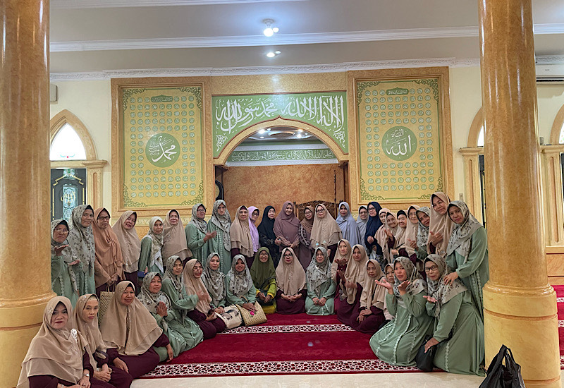  Maulid Nabi Muhammad saw PSKT Tanjung Agung, Ustazah Dina Nur Atika Juara Aksi Indosiar Pesan 4 Hal ke Jamaah