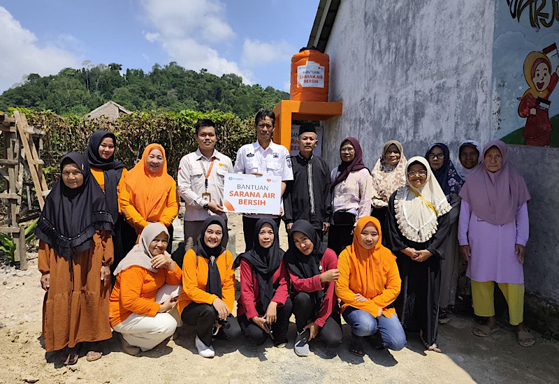  Rumah Zakat Bangun Sarana Air Bersih untuk Warga Desa Sukajaya Lempasing
