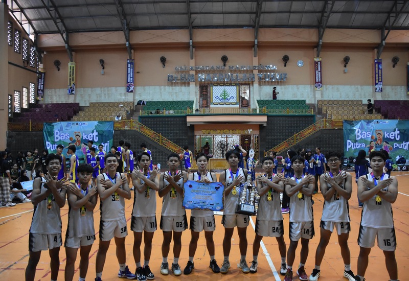  SMAN 10 Bandar Lampung Juara I Basket Smanda Olympic 2025, Rifaldo, Raka, dan Arkan Ungkap Kunci Sukses Tim