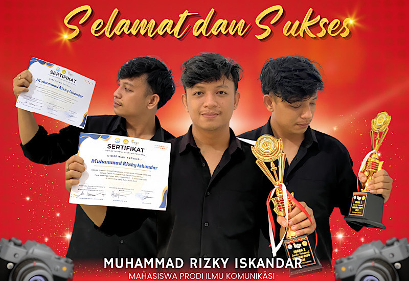  Muhammad Rizki Iskandar Mahasiswa Ilmu Komunikasi Umko Juara II Lomba Fotografi Saburai Expo 2025