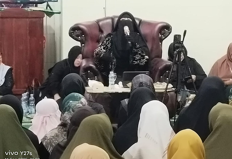  Maulid Nabi Muhammad saw Masjid Nurul Huda Kedaung Kemiling, Ummi Pipik: Mencintai Nabi Tak Perlu Dalil