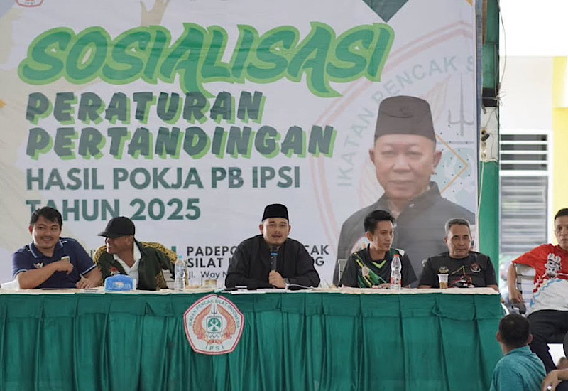  Wahrul Fauzi Sosialisasi di Padepokan IPSI Lampung