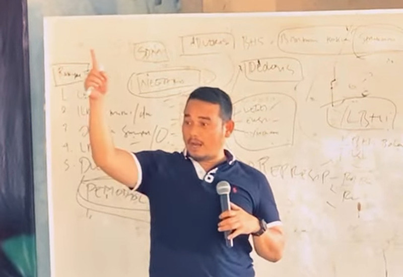  Wahrul Fauzi Narasumber Darul Arqam Madya Nasional PC IMM Lampung Selatan