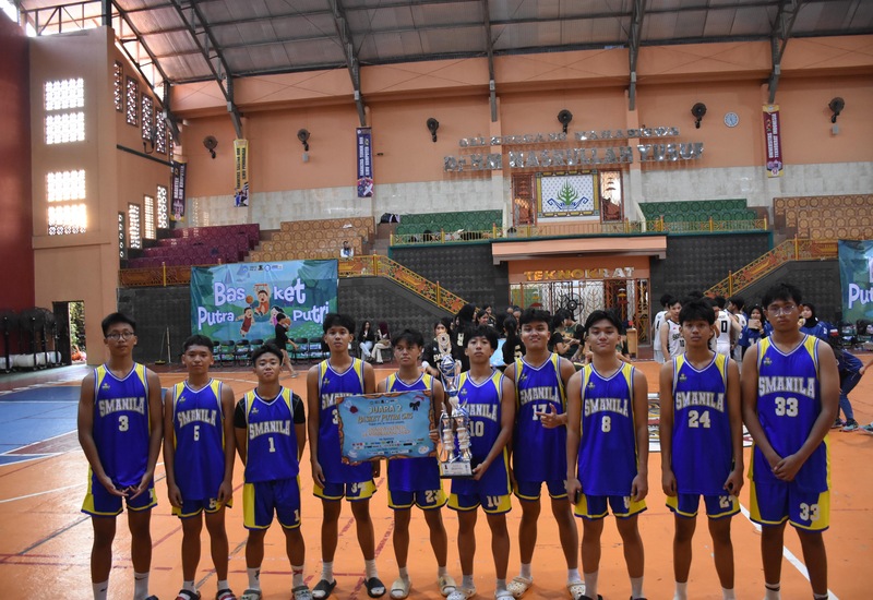 SMA YP Unila Raih Juara II Basket Smanda Olympic 2025 di Universitas Teknokrat Indonesia