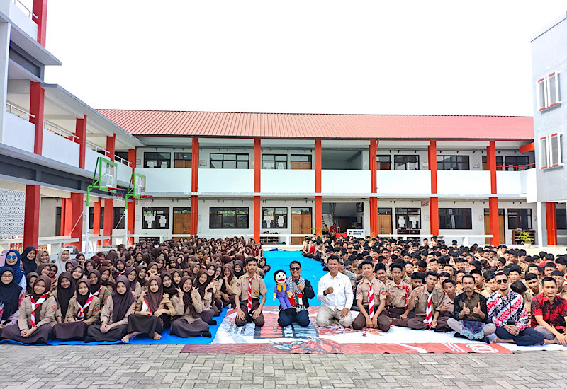  Safari Dongeng Sosial Kemanusiaan LAZDAI Sasar 19 Sekolah di Lampung