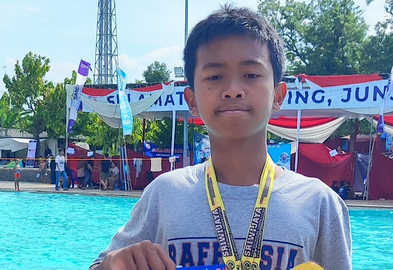  Umar Fathir Nurhan Effendi Borong Tiga Juara di Kejurda Akuatik Lampung 2025