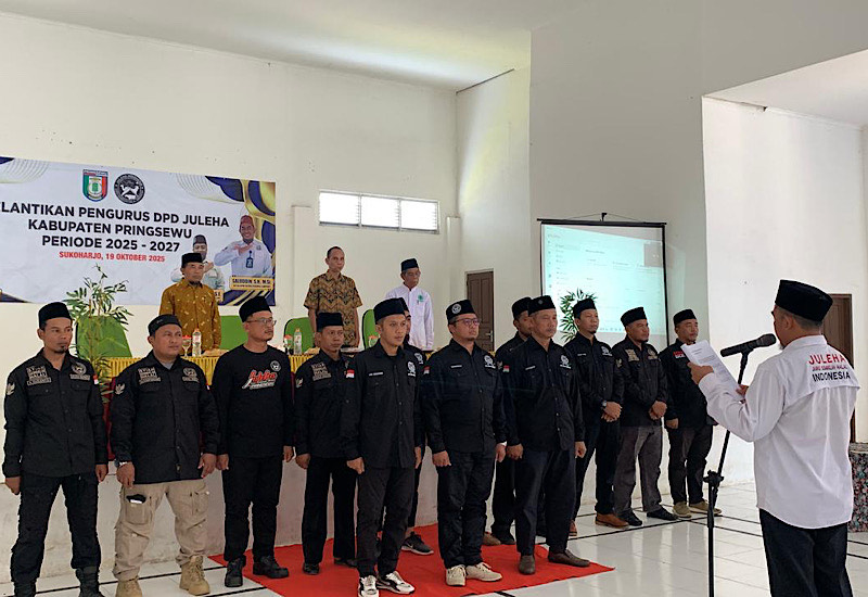  Organisasi Juru Sembelih Halal “Juleha” Pringsewu Dilantik