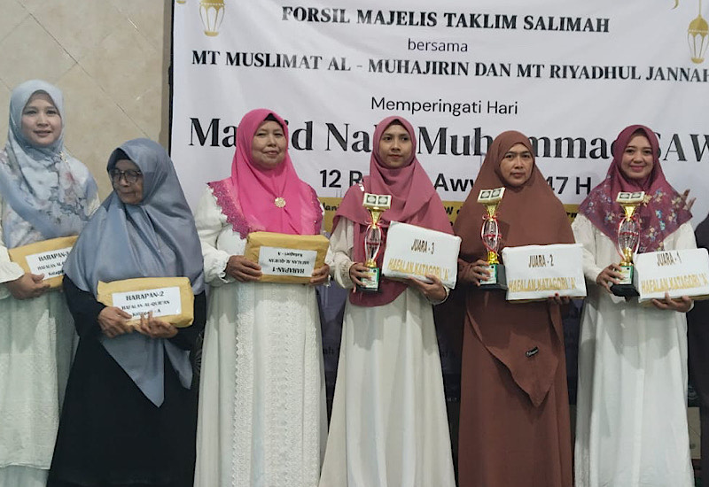  Forum Silaturahmi Majelis Taklim Salimah Hidupkan Semangat Maulid Nabi
