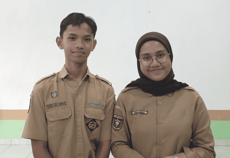  Muhammad Noer Arya Prawira-Cinta Aprilia Pimpin OSIS SMAN 2 Bandar Lampung, Siapkan Lentera Prestasi dan Smanda Festival