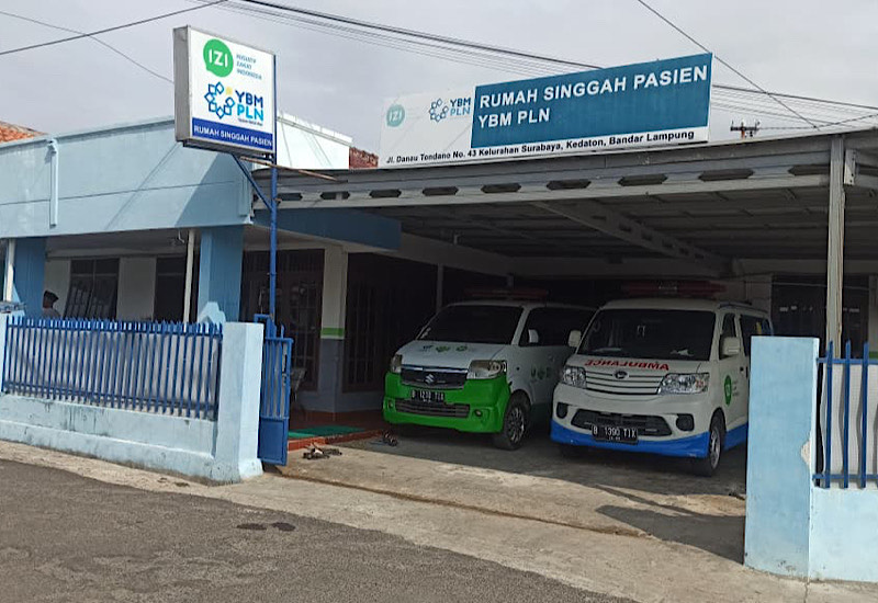  RSP YBM PLN IZI Lampung Tempat Singgah Rio Ivansyah, Pasien Kanker Nasofaring dan Tumor Kelenjar Parotis
