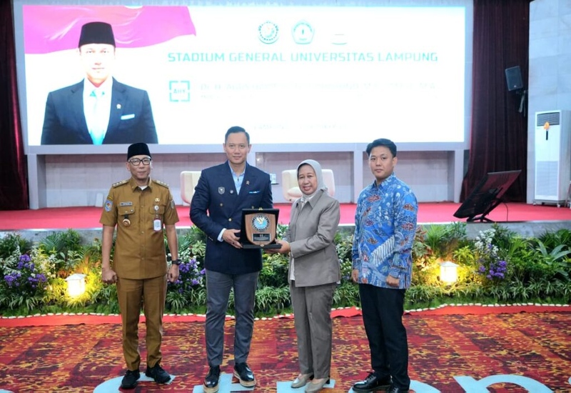  Stadium General BEM Unila, Rektor Harap Menko AHY dan Gubernur Mirza Beri Inspirasi Mahasiswa Baru