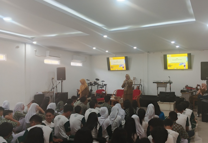  Sosialisasi Puskesmas Satelit, Siswa TMI Didorong Waspadai HIV/AIDS dan Gaya Hidup Bebas