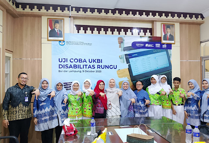  Balai Bahasa Provinsi Lampung Gelar Uji Coba UKBI Adaptif bagi Penyandang Disabilitas Rungu