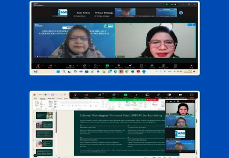  Ade Sandra Dewi Narasumber Webinar Strategi Peningkatan Kinerja UMKM Melalui Literasi Keuangan-Pemasaran Digital Inisiasi FAME
