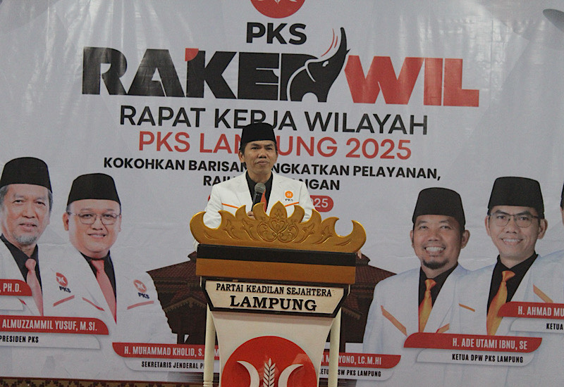  Rakerwil PKS Lampung, Ade Utami Minta Pengurus Membumi dengan Rakyat