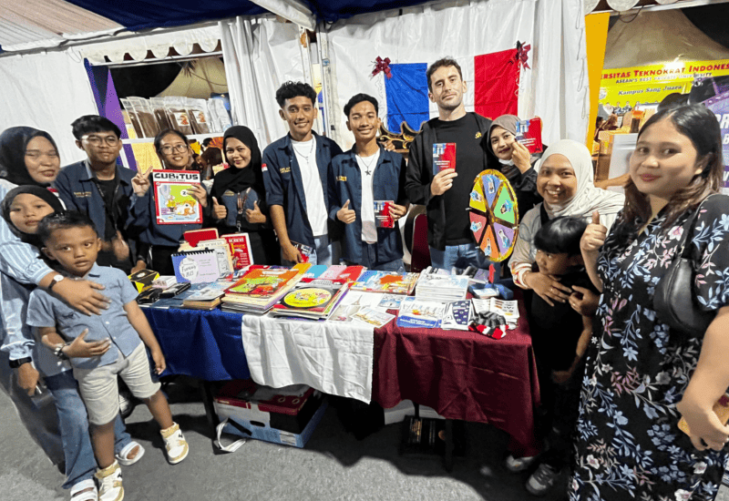  Penutur Asli Asal Guadeloupe Motivasi Mahasiswa Latih Bahasa Prancis di Lampung Fest 2025