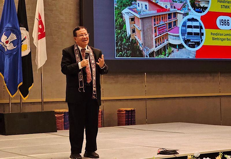  Nasrullah Yusuf Sampaikan Cerita Sukses Universitas Teknokrat Indonesia di Forum Rektor, dari Lembaga Kursus hingga Kampus Terbaik ASEAN