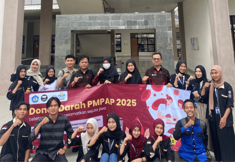  PMPAP Unila Gelar Donor Darah Perdana, Terkumpul 33 Kantong