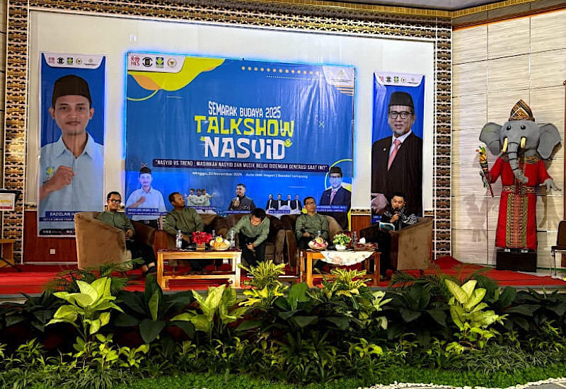  Kementerian Kebudayaan dan FKAR Bandar Lampung Gelar Wicara tentang Nasyid