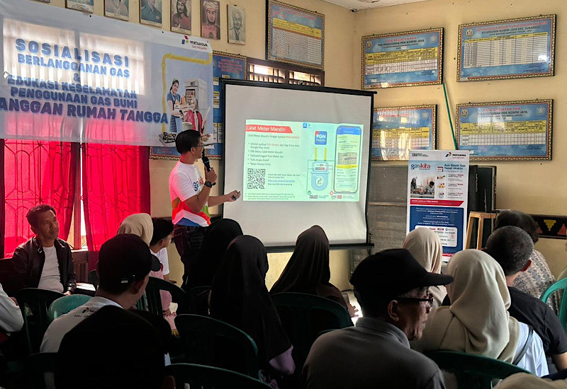  PGN Lampung Sapa Warga Korpri Jaya lewat Edukasi Penggunaan Gas Bumi dan Cek Kesehatan Gratis