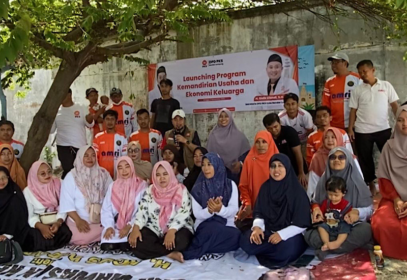  PKS Bandar Lampung Luncurkan Program Kemandirian Usaha & Ekonomi Keluarga, DPC Kedamaian Pimpinan Syahroni Mulai Duluan