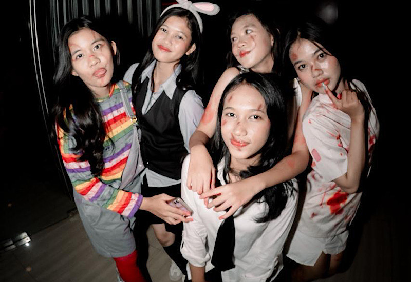  Keseruan Nadine Safitri Nikmati Malam Pesta Halloween