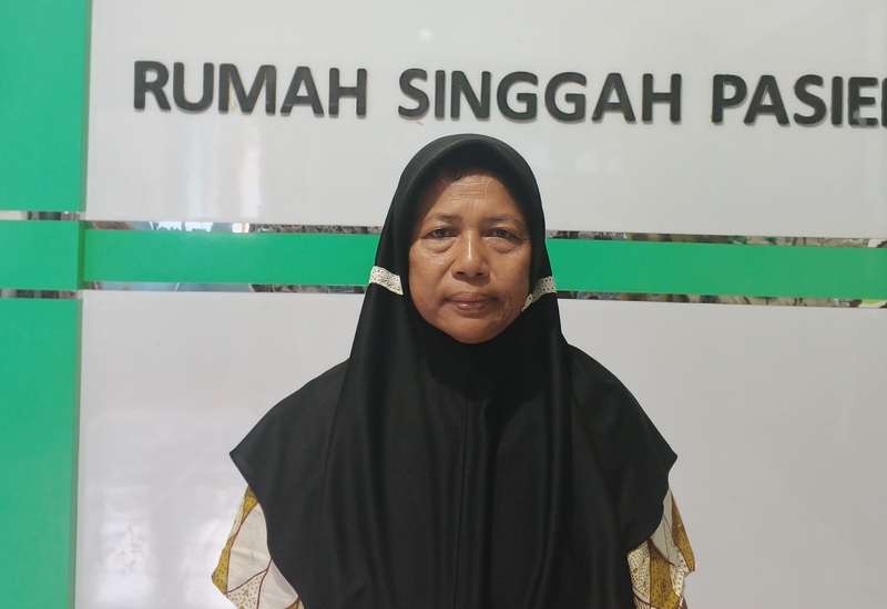  RSP YBM PLN-IZI Lampung Tempat Bernaung Antoni Marsudina Pasien Tumor Nasofaring Sinistra dari Tulangbawang