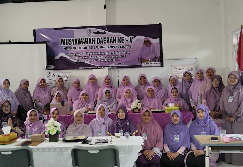  Musda V Salimah Lampung Selatan, Yuralina Verawati Ketua Terpilih Periode 2025-2030
