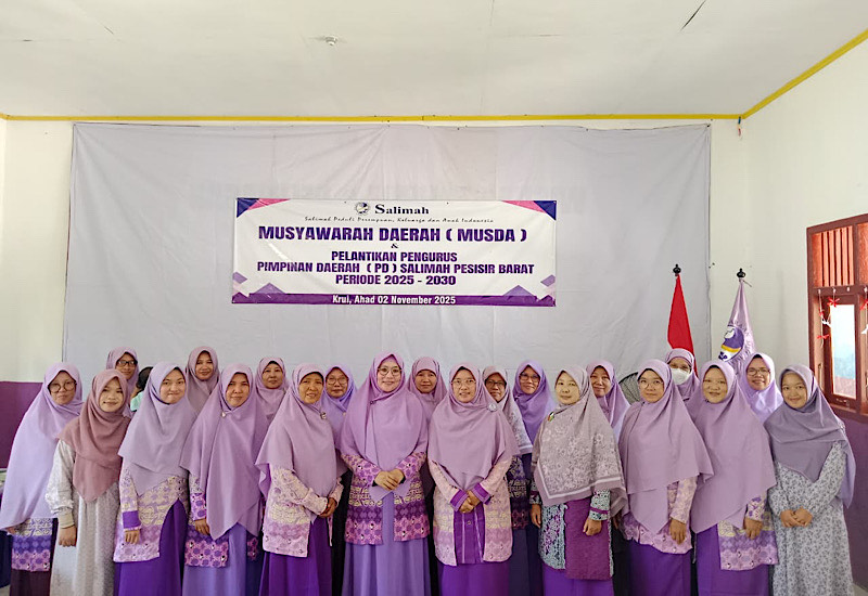  Maryuni Pimpin Salimah Pesisir Barat 2025-2030