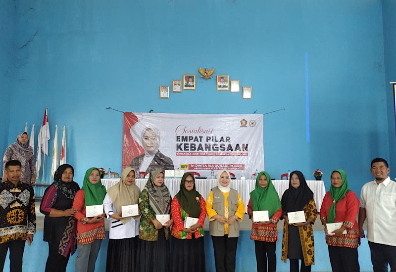  Dwita Ria Gunadi Gelar Sosialisasi Empat Pilar di Gunungsari Gunungsugih, Warga Didorong Tangkal Hoaks