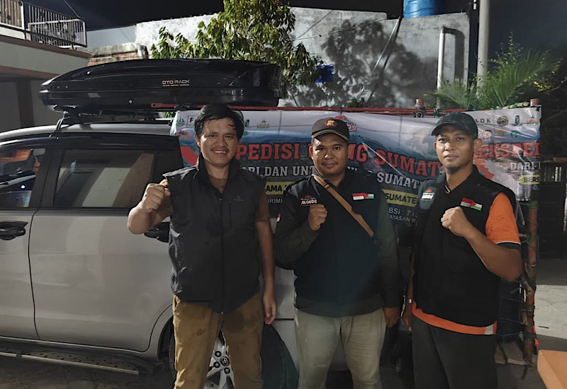  Relawan Peduli Al Quds Lampung Bawa Logistik dan Rp70 Juta untuk Korban Bencana Ekologis Sumatera
