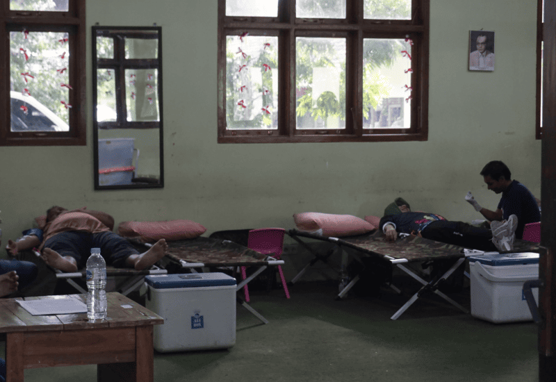  Donor Darah Warnai Rangkaian Gempita Smanda Bangga HUT Ke-60 SMAN 2 Bandar Lampung, Ratusan Alumni Ikut Serta