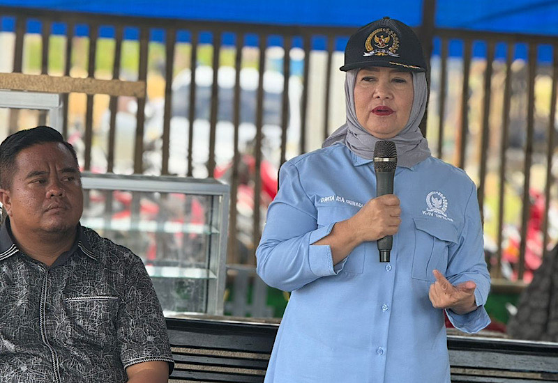  Perkuat Ekonomi Pesisir ala Presiden Prabowo, Dwita Ria Tinjau Kampung Nelayan Merah Putih di Sukorahayu