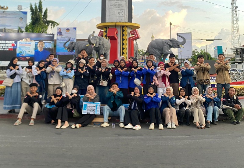  Aliansi Mahasiswa Lampung Peduli Galang Dana untuk Korban Bencana Alam Sumatera
