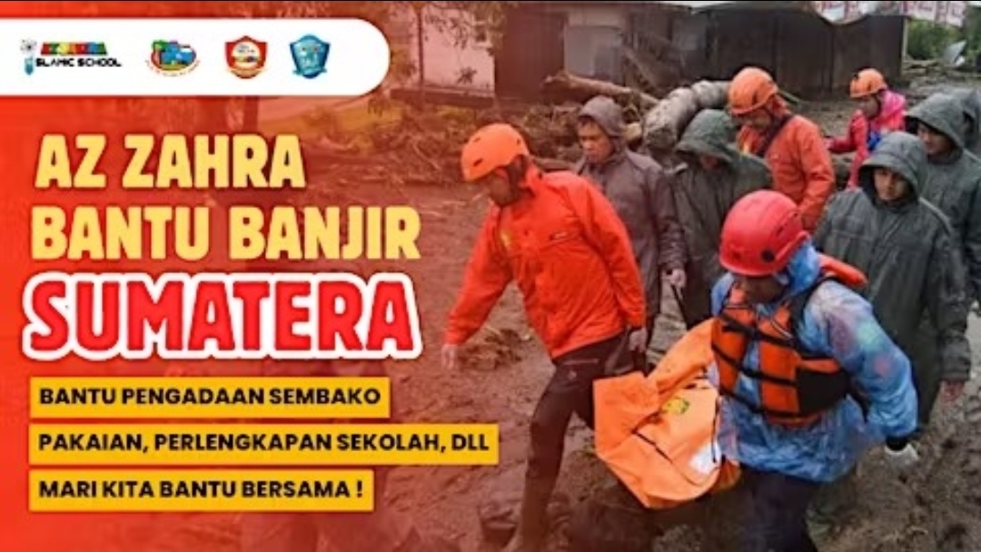  Sekolah Islam Az Zahra Galang Dana Korban Bencana Sumatera, Target Rp 100 Juta