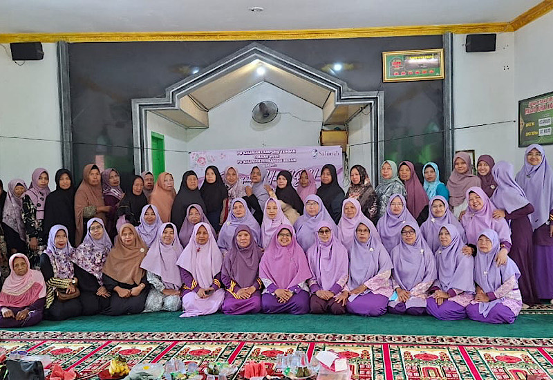  Salimah Lampung Tengah dan PC Terbanggi Besar Maknai Hari Ibu melalui Khataman Alquran & Pemeriksaan Kesehatan Gratis