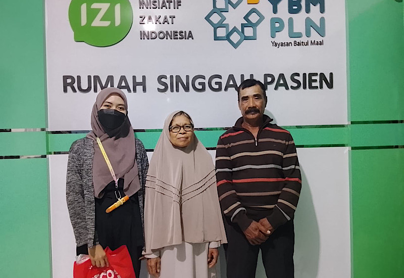  Cahaya Kepedulian Rumah Singgah Pasien YBM PLN IZI Lampung untuk Sri Lestari