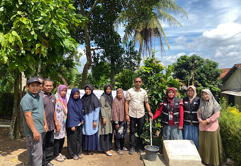  IZI Lampung Bangun Sumur Bor di Desa Sungai Langka Pesawaran