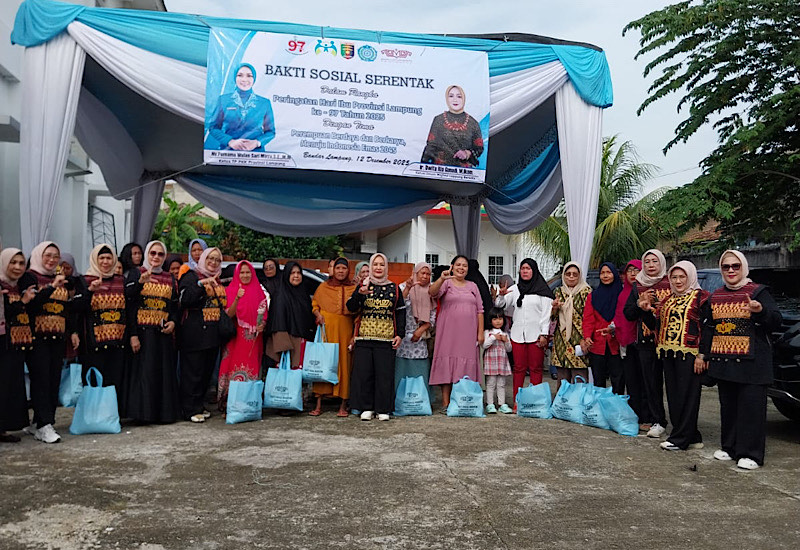  Bakti Sosial Hari Ibu, Mighrul Lappung Bersatu Bagikan Sembako dan Layanan Kesehatan Gratis