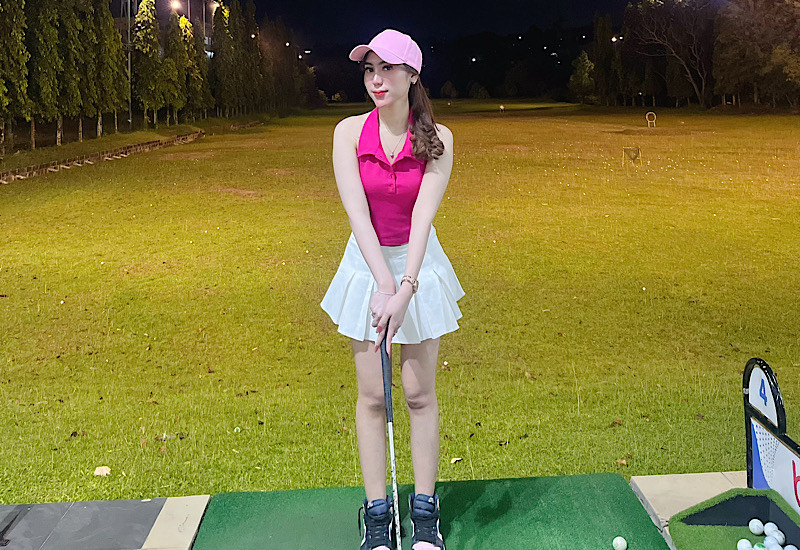  Miss Lampung Lingkungan 2025 Bunga Mawar Jelita Pilih Golf Supaya Makin Fokus