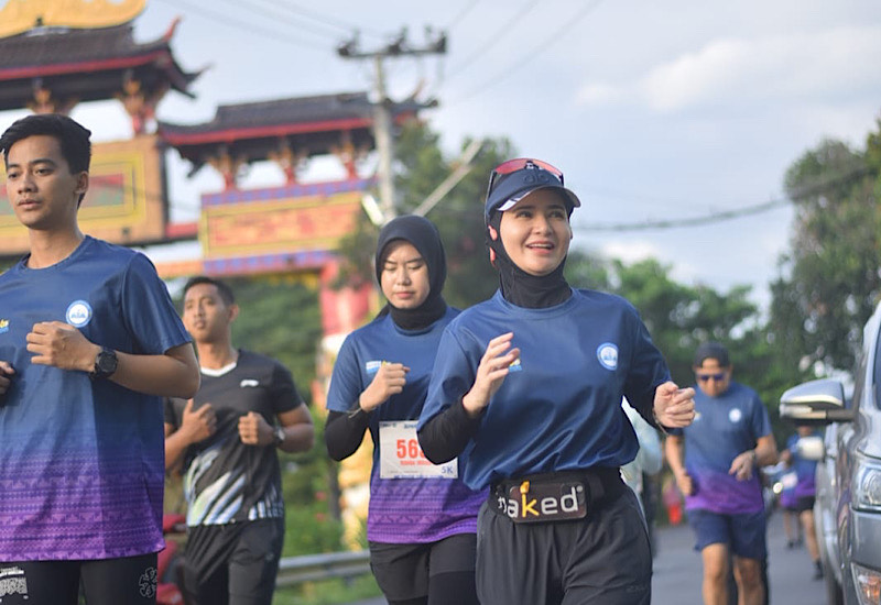  Bupati Pesawaran Nanda Indira Alumnus SMAN 2 Bandar Lampung Angkatan 2003 Ikuti Smanda Run 2025