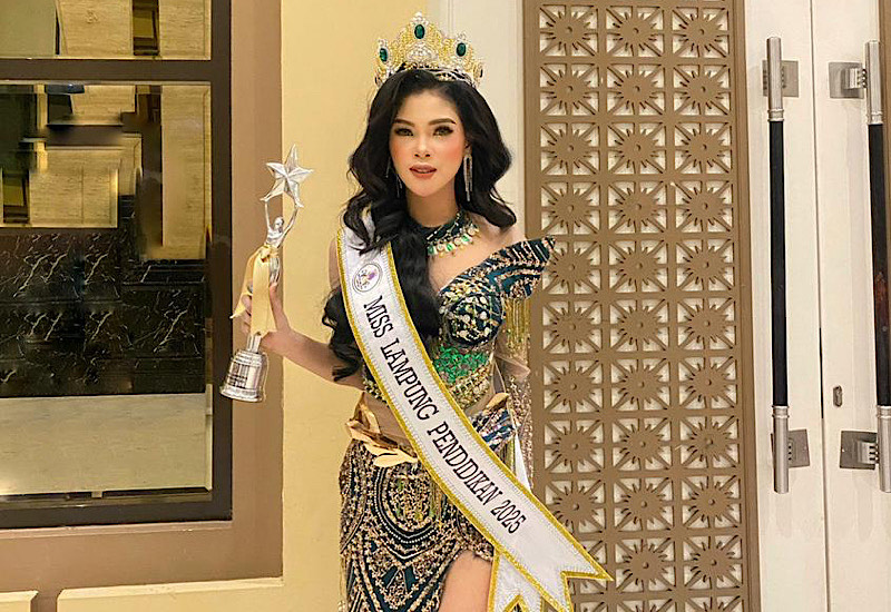  Nazla Septa Nuraini, Miss Lampung Pendidikan 2025