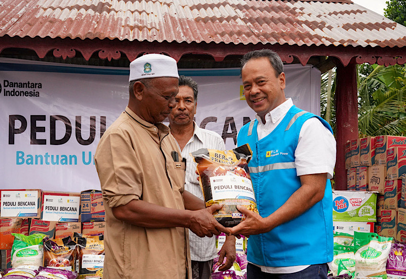  PLN Nusantara Power Gerak Cepat, Kontinu Salurkan Bantuan bagi Korban Banjir dan Longsor di Aceh