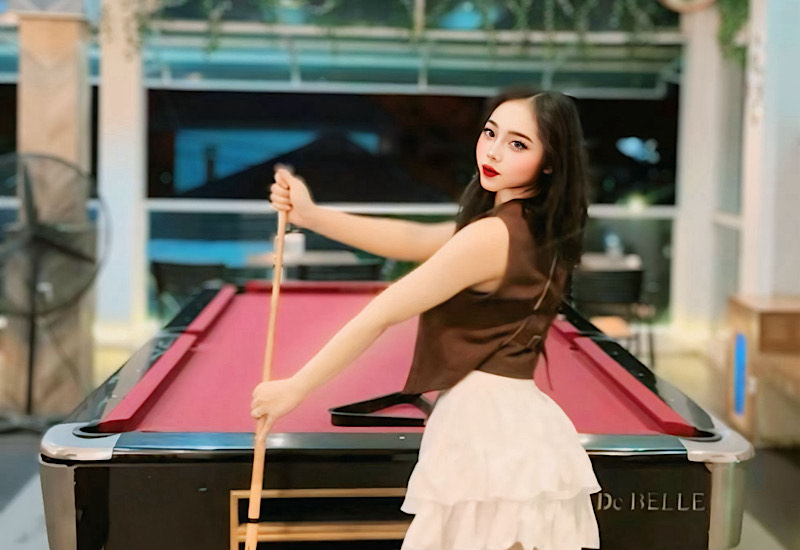  Model Lampung Ara, Puas Kalau Sudah Berkeringat